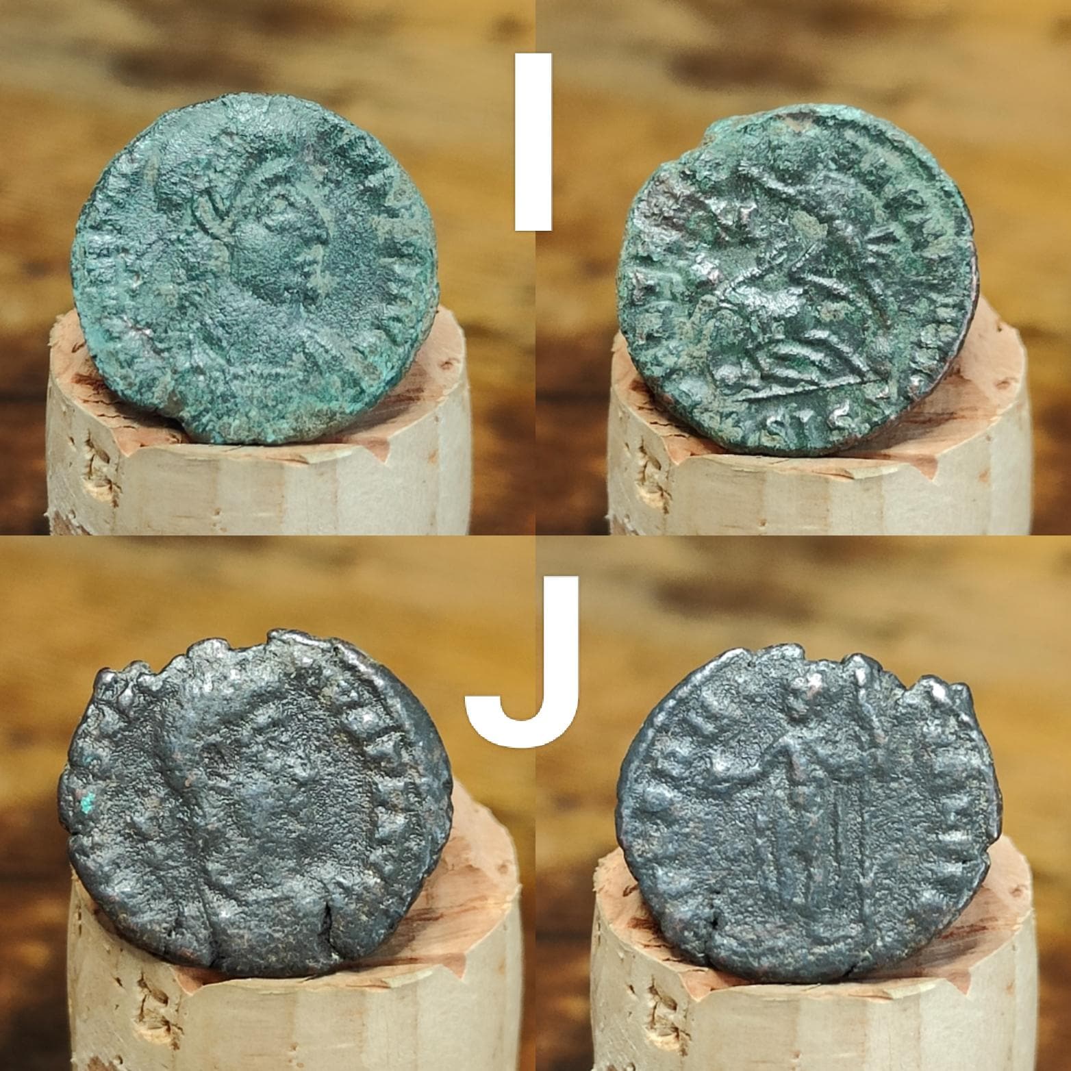 Roman coins, 4th century ancient nummus