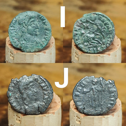 Roman coins, 4th century ancient nummus