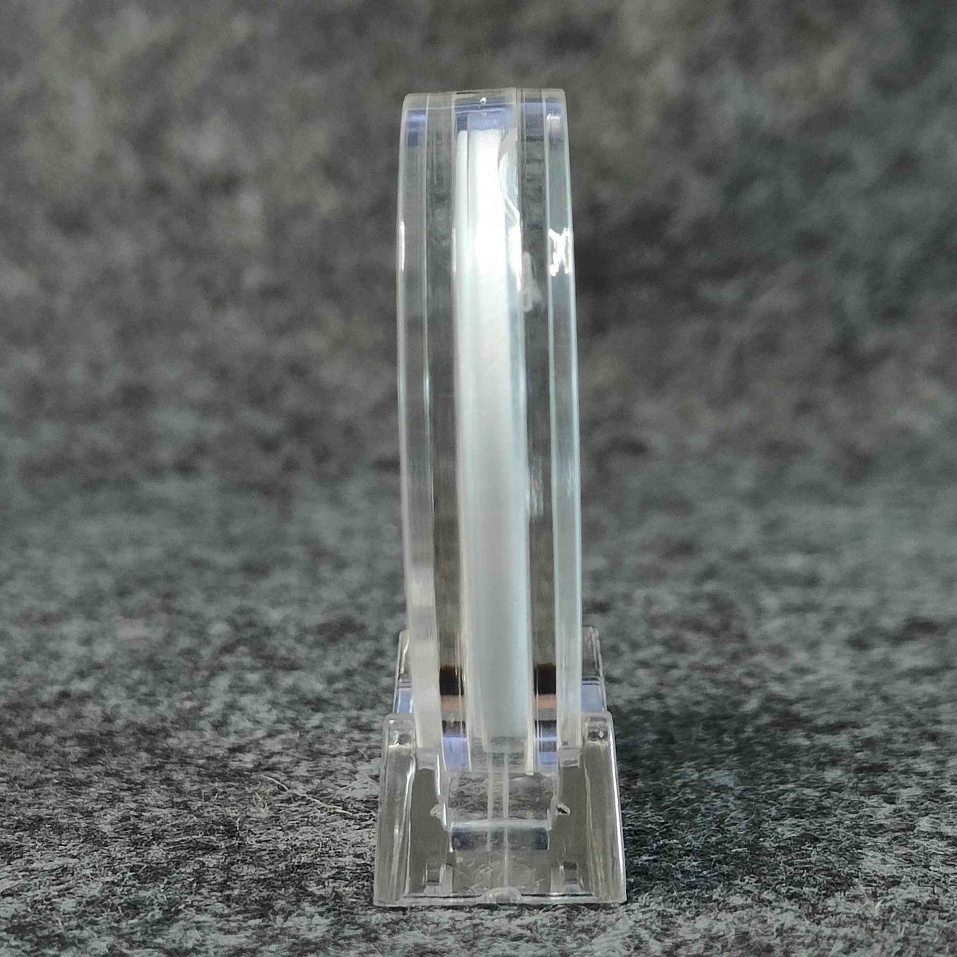 Coin Capsule Display case with stand and foam gasket