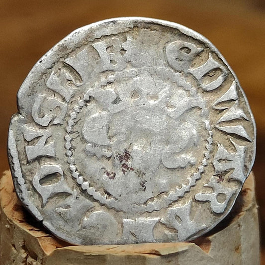 King Edward I Medieval hammered silver penny coin, 700 years old