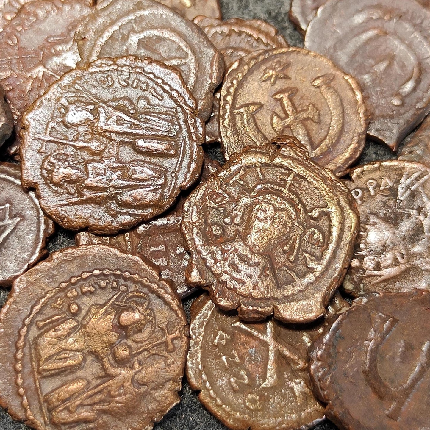 Ancient Byzantine Coins, Authentic Nummus of the Roman Empire