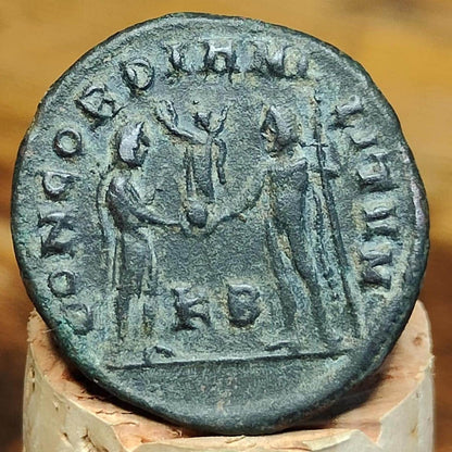 Constantius I Antoninianus with Jupiter reverse, 3rd century ancient Roman coin