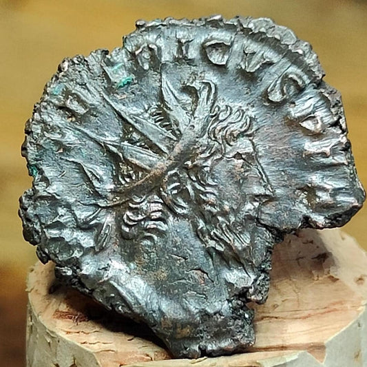 Tetricus Roman coins AE3, Very Fine 3rd century ancient Antoninianus