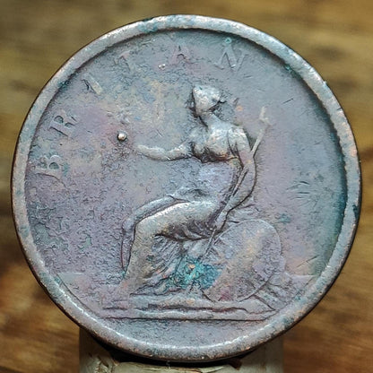 George III Penny, dated 1806 - Georgian/ Napoleonic war coin