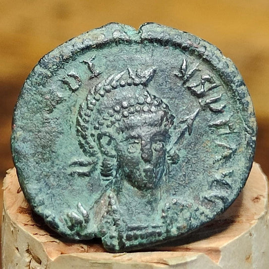 Arcadius Roman coin with emperor reverse, 4th century ancient nummus AE3