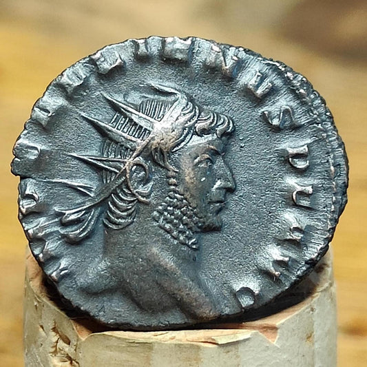 Emperor Gallienus Roman coin AE3, 3rd century ancient Antoninianus