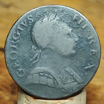 George III half Penny, dated 1773 - Georgian/ US colonial coin
