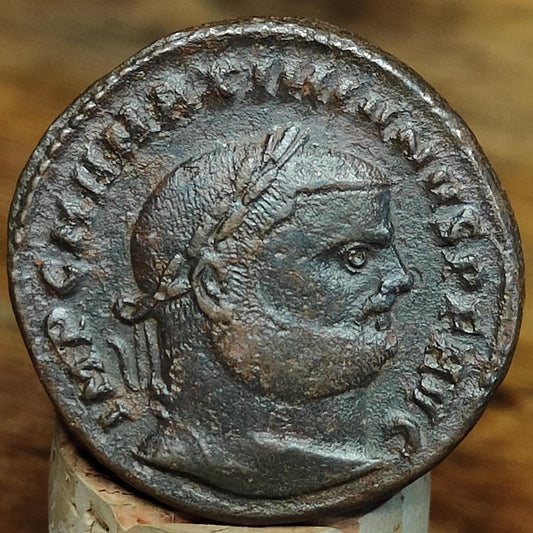 Maximianus with Genius reverse Roman Follis coin