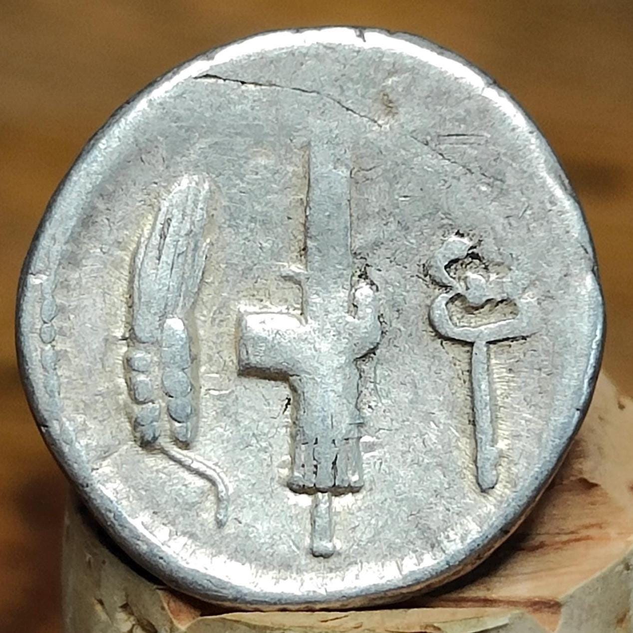 Roman Republic Silver Denarius C. Norbanus with Venus obverse, Ancient roman coin
