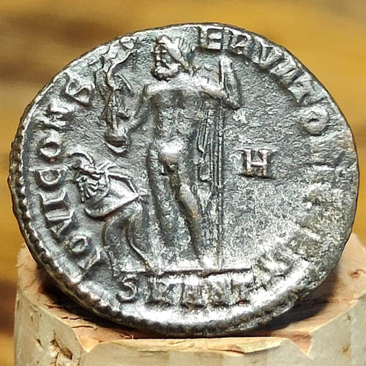Licinius II Roman coin with Jupiter reverse, high grade ancient Follis