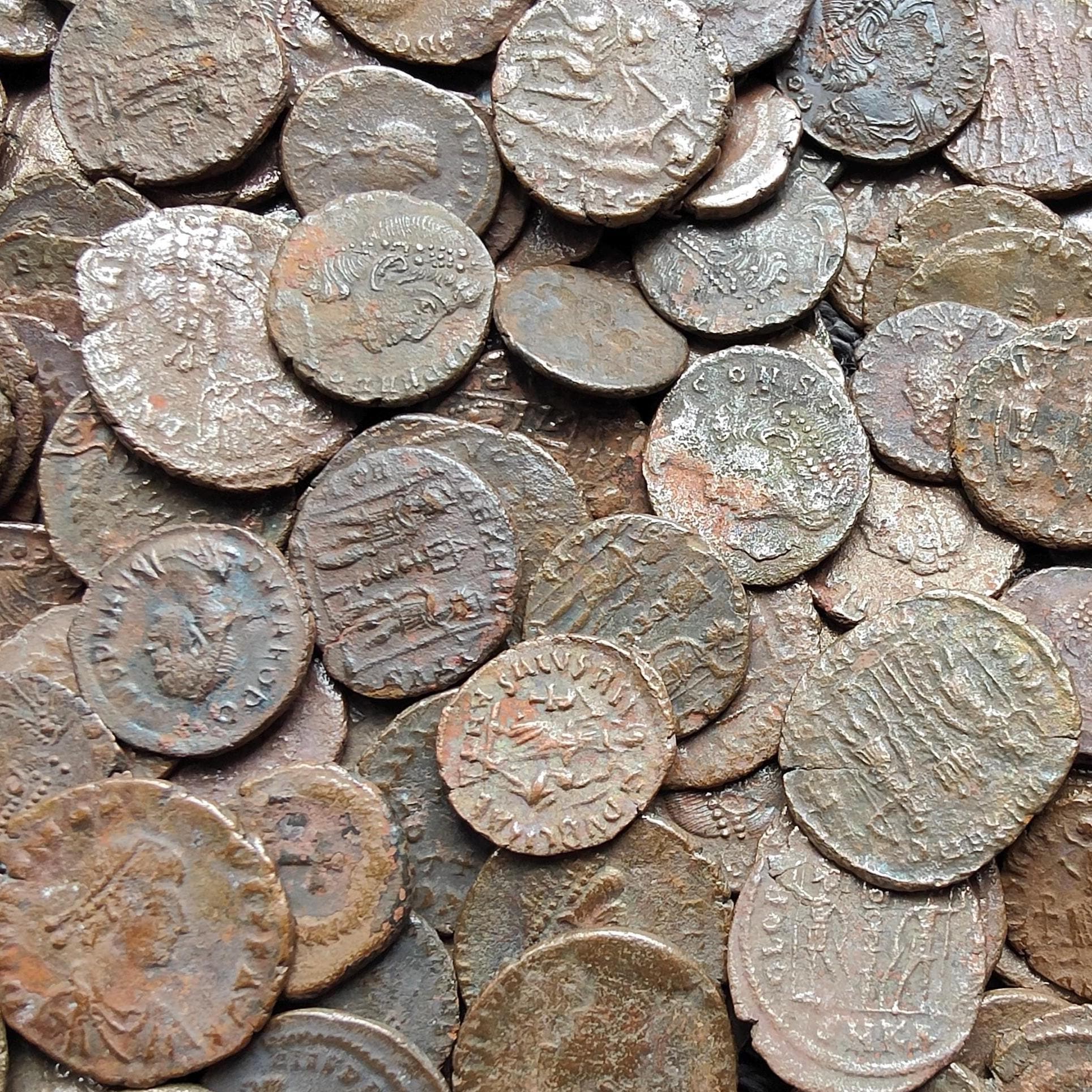 Lots of Roman coins available in Bulk, ancient Nummus from the Constantine era