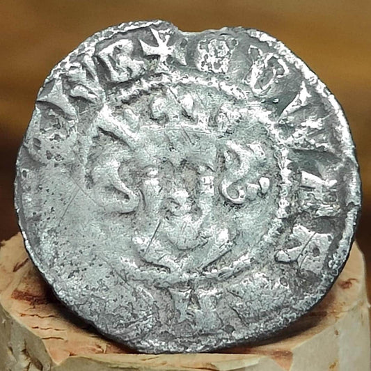 King Edward I Medieval hammered silver penny coin, 700 years old