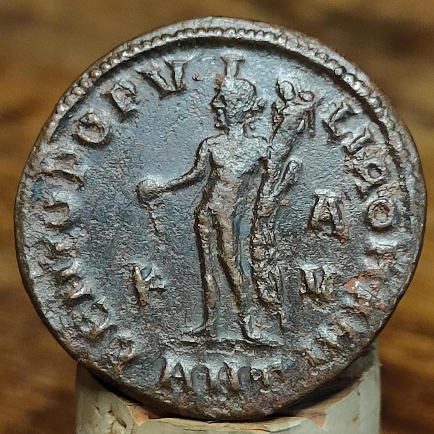 Maximianus with Genius reverse Roman Follis coin