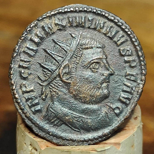 Maximianus with Jupiter reverse Roman coin, Antoninianus