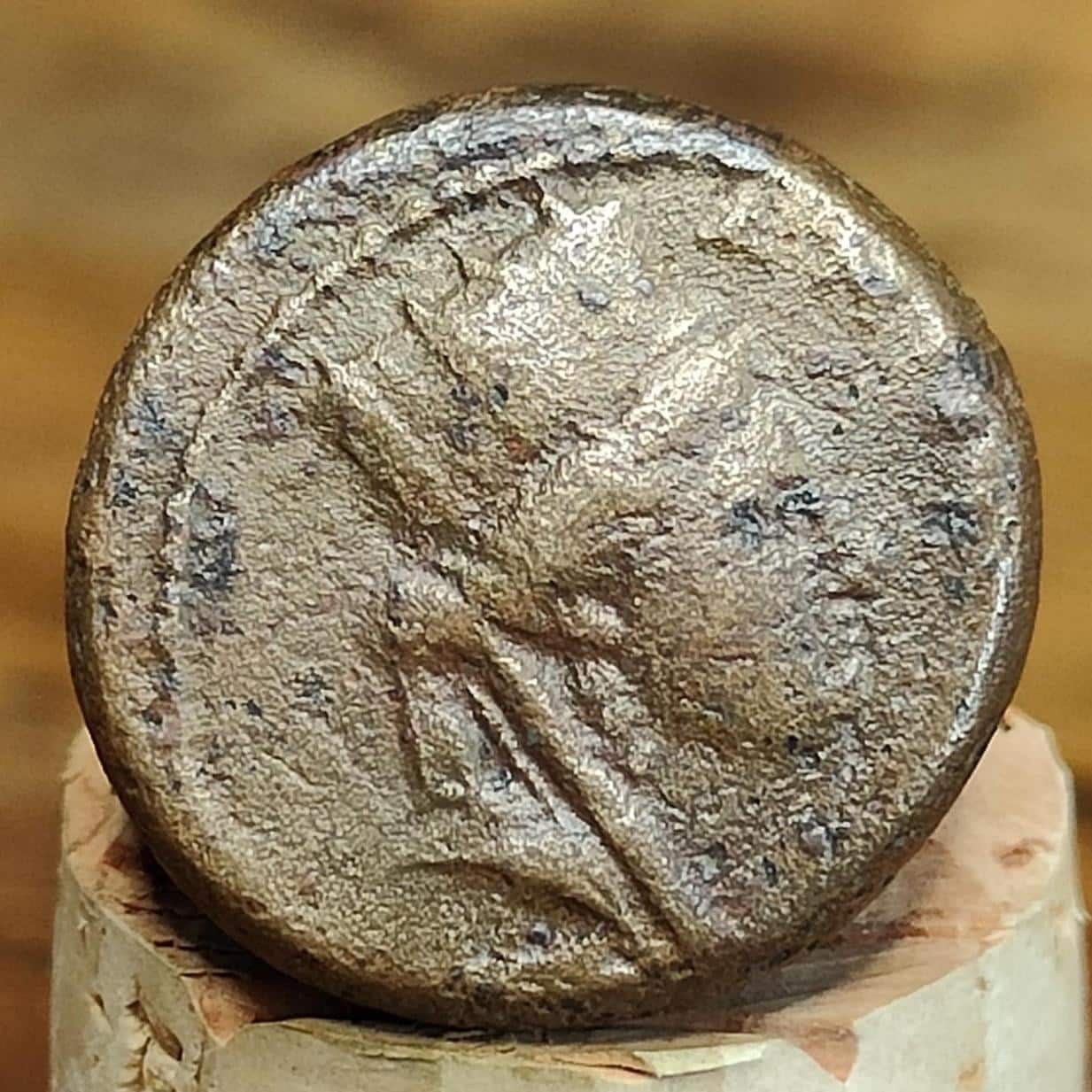 Antioch, Tyche and Altar, Roman Syria, 76 - 77 A.D. Ancient Greek coin
