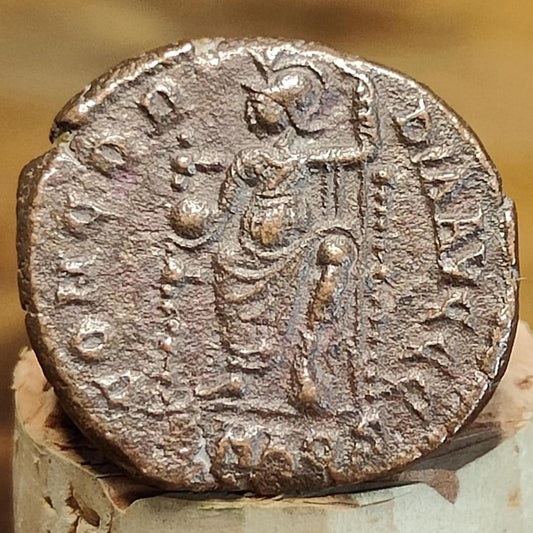 Gratian coin with Concordia reverse, high grade ancient Roman nummus