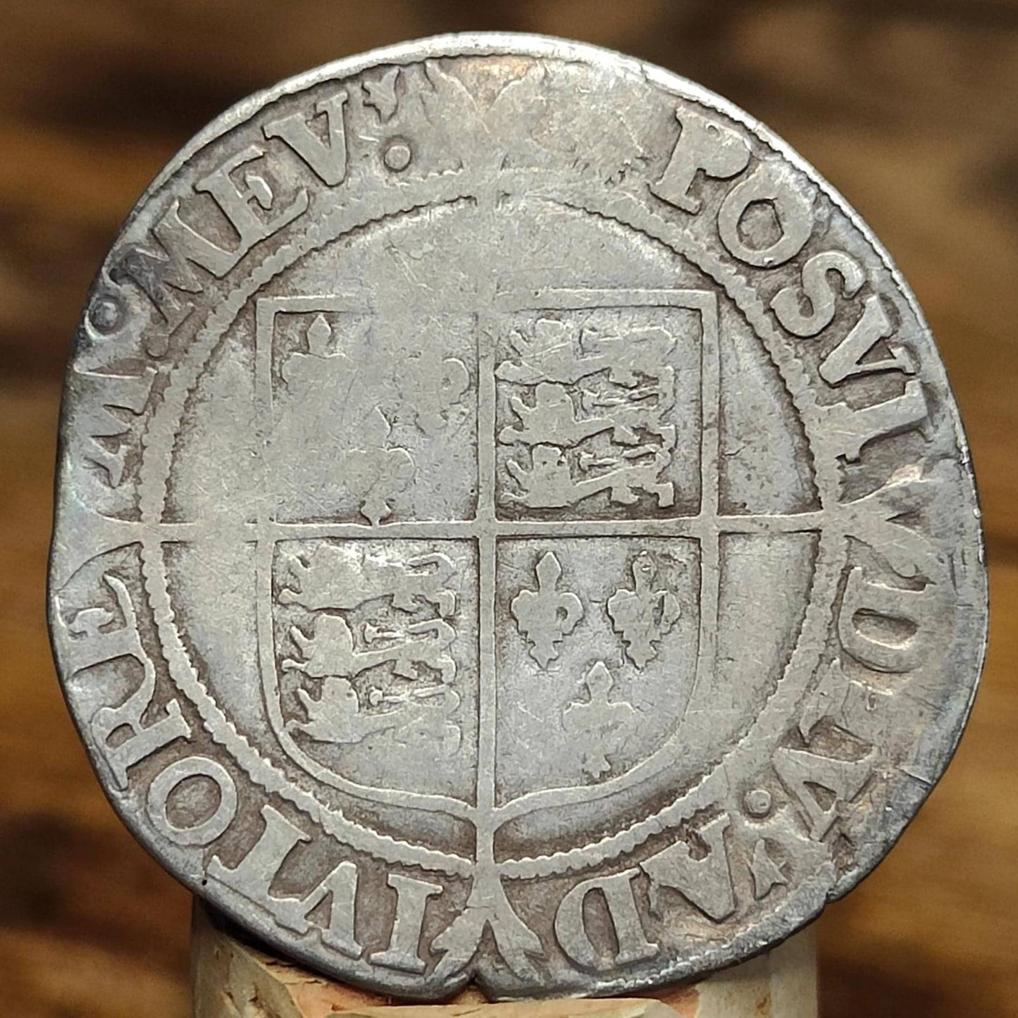 Elizabeth I Tudor hammered silver Shilling coin