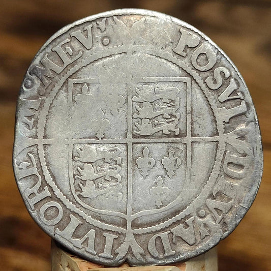 Elizabeth I Tudor hammered silver Shilling coin