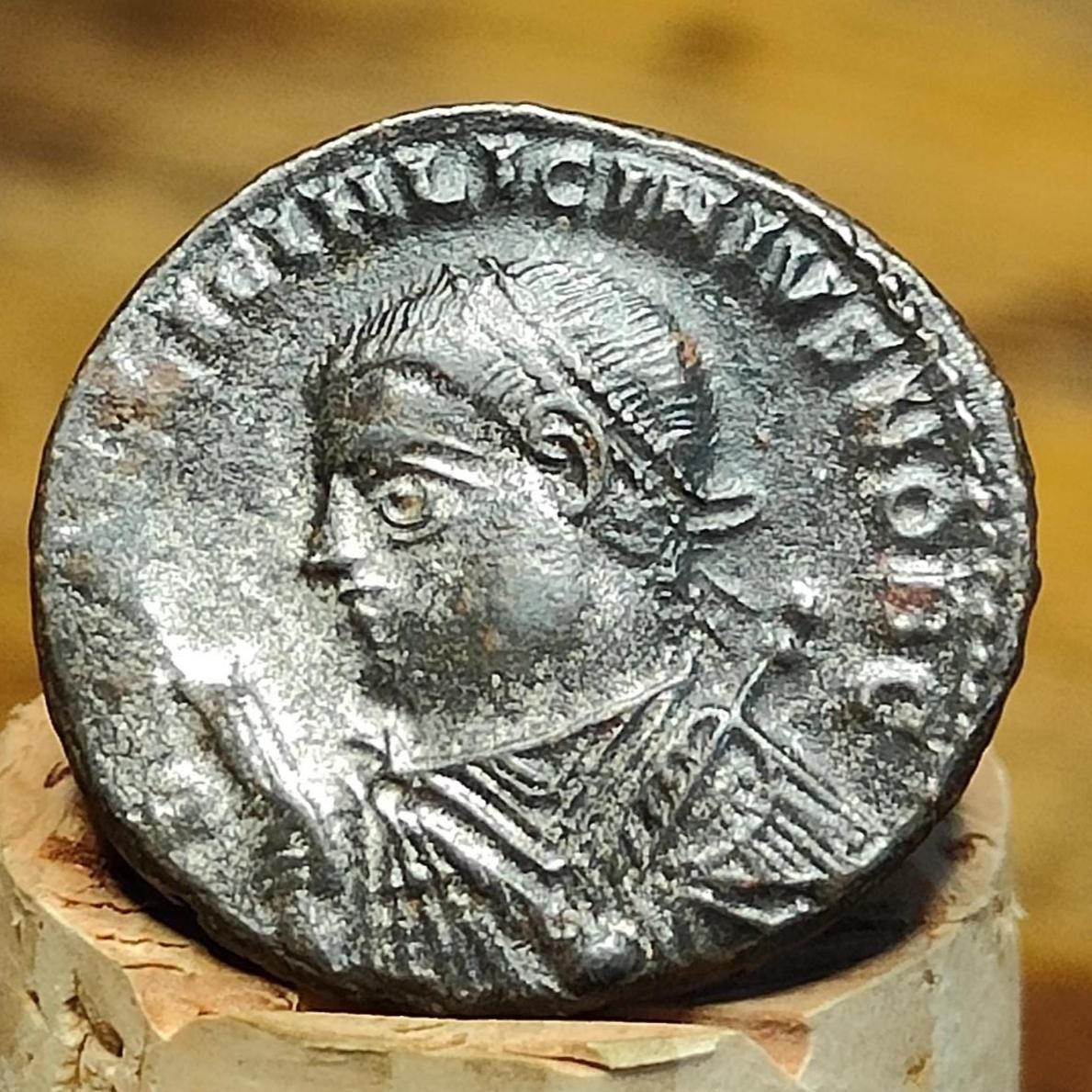 Licinius II Roman coin with Jupiter reverse, high grade ancient Follis