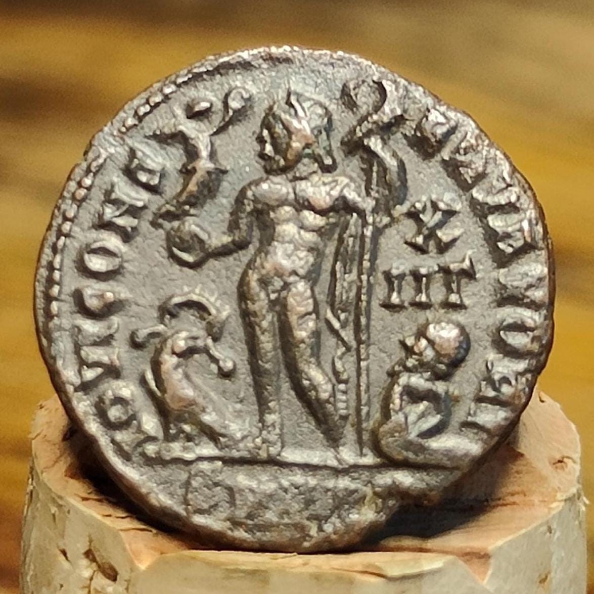 Licinius II Roman coin with Jupiter reverse, high grade ancient Follis