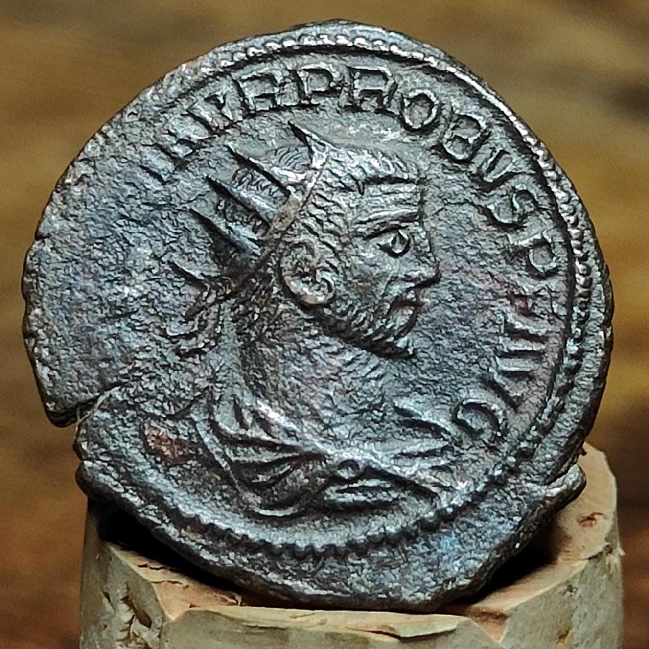Probus Antoninianus, Jupiter reverse, ancient Roman double denarius coin