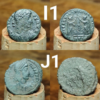 Roman coins, 4th century ancient nummus