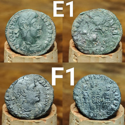 Roman coins, 4th century ancient nummus