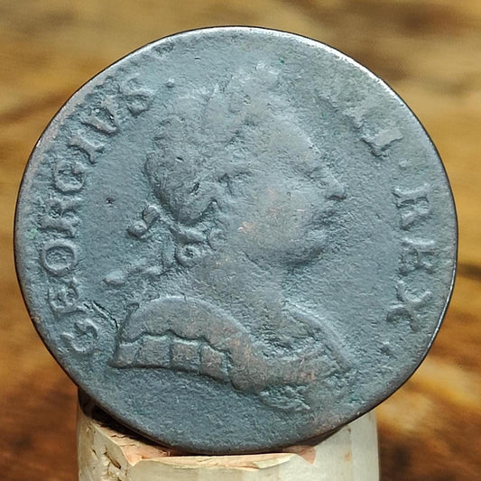 George III half Penny, dated 1770 - Georgian/ US colonial coin