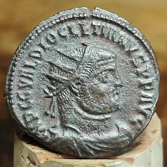 Diocletian Roman Antoninianus with Jupiter reverse, ancient double denarius coin