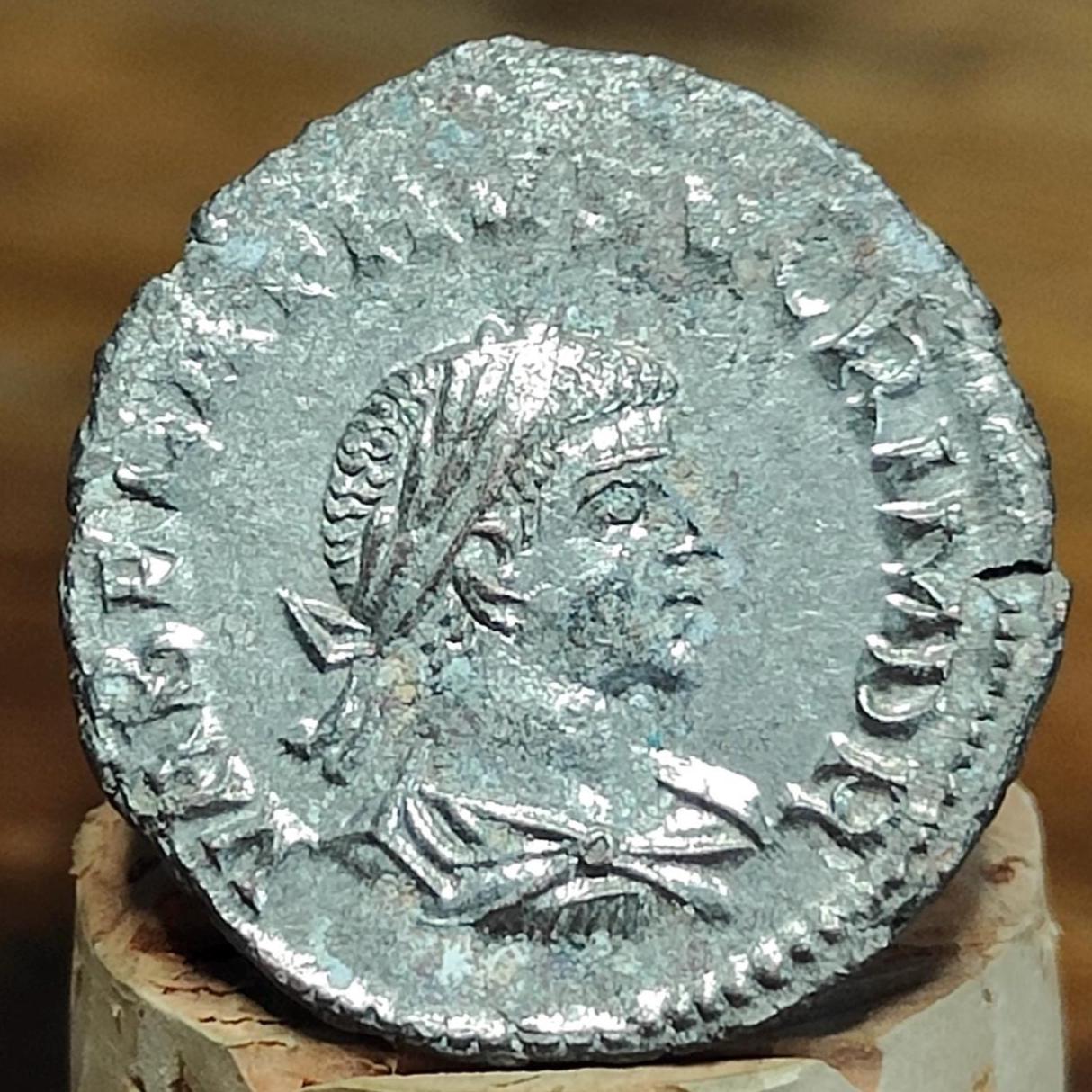 Rare - Vabalathus and Aurelian Roman Antoninianus, ancient double denarius coin