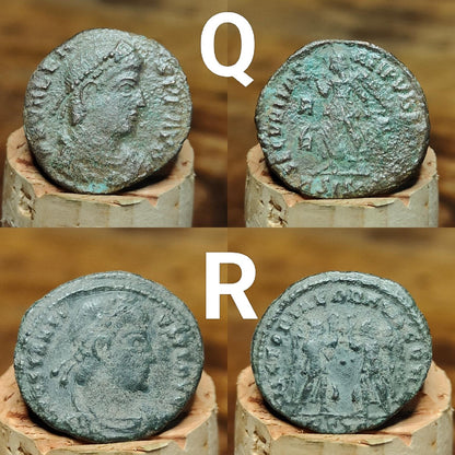 Roman coins, 4th century ancient nummus