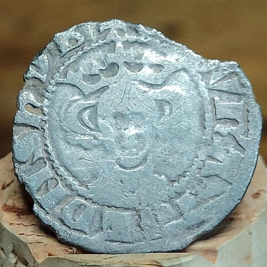 Medieval hammered silver penny coin of King Edward I, 700 years old