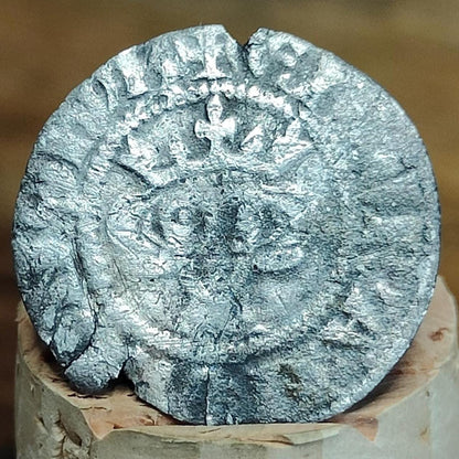 Medieval hammered silver penny coin of King Edward I, 700 years old
