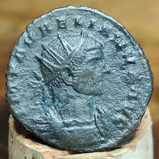 Aurelian Antoninianus with Jupiter reverse, ancient Roman double denarius coin