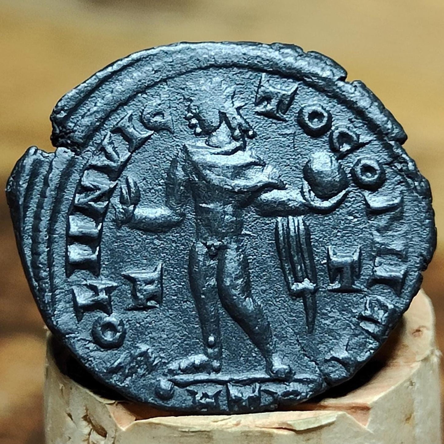 Constantine the Great Roman coin with Sol reverse, high grade ancient Nummus