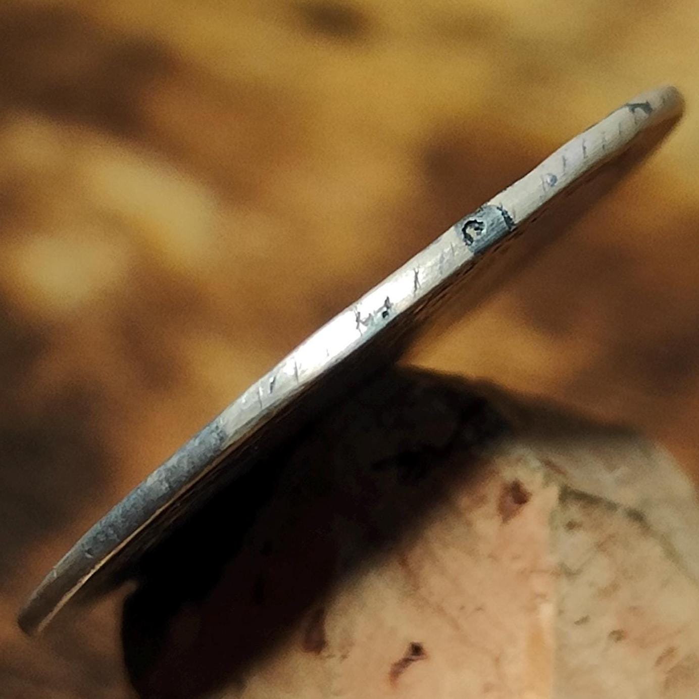 1750 King George II Silver Shilling Coin older bust