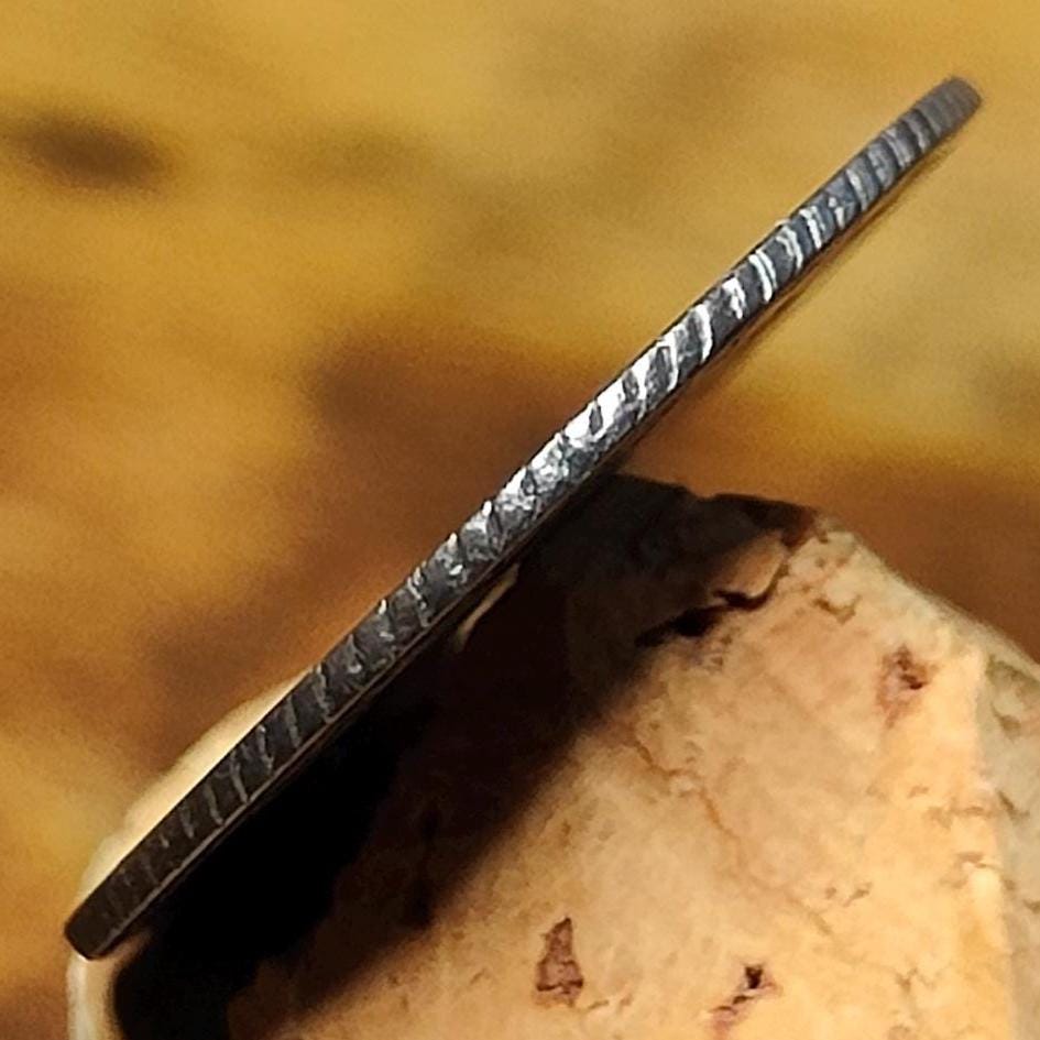 1758 King George II Silver Sixpence Coin older bust