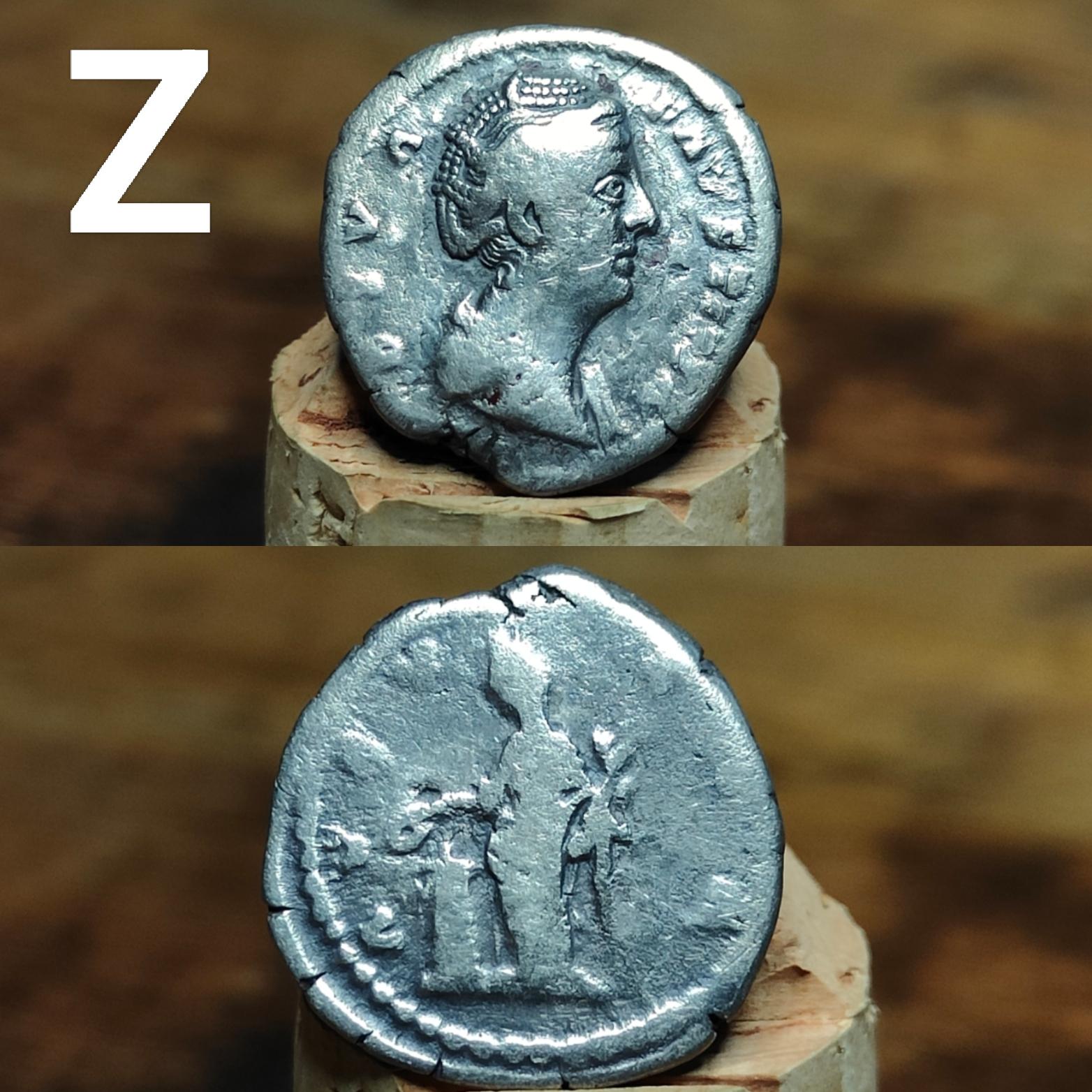 Authentic Roman silver Denarii featuring emperor of Rome, 1800 years old!