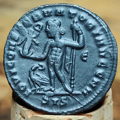 Constantine the Great Roman coin with Jupiter reverse, high grade ancient Nummus
