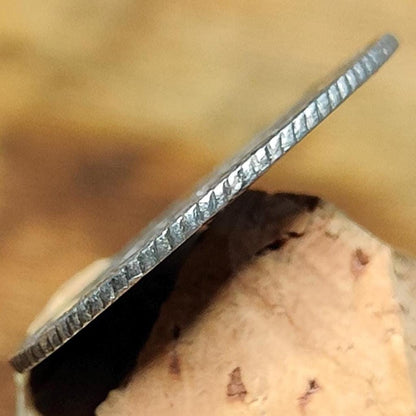 1757 King George II Silver Sixpence Coin older bust