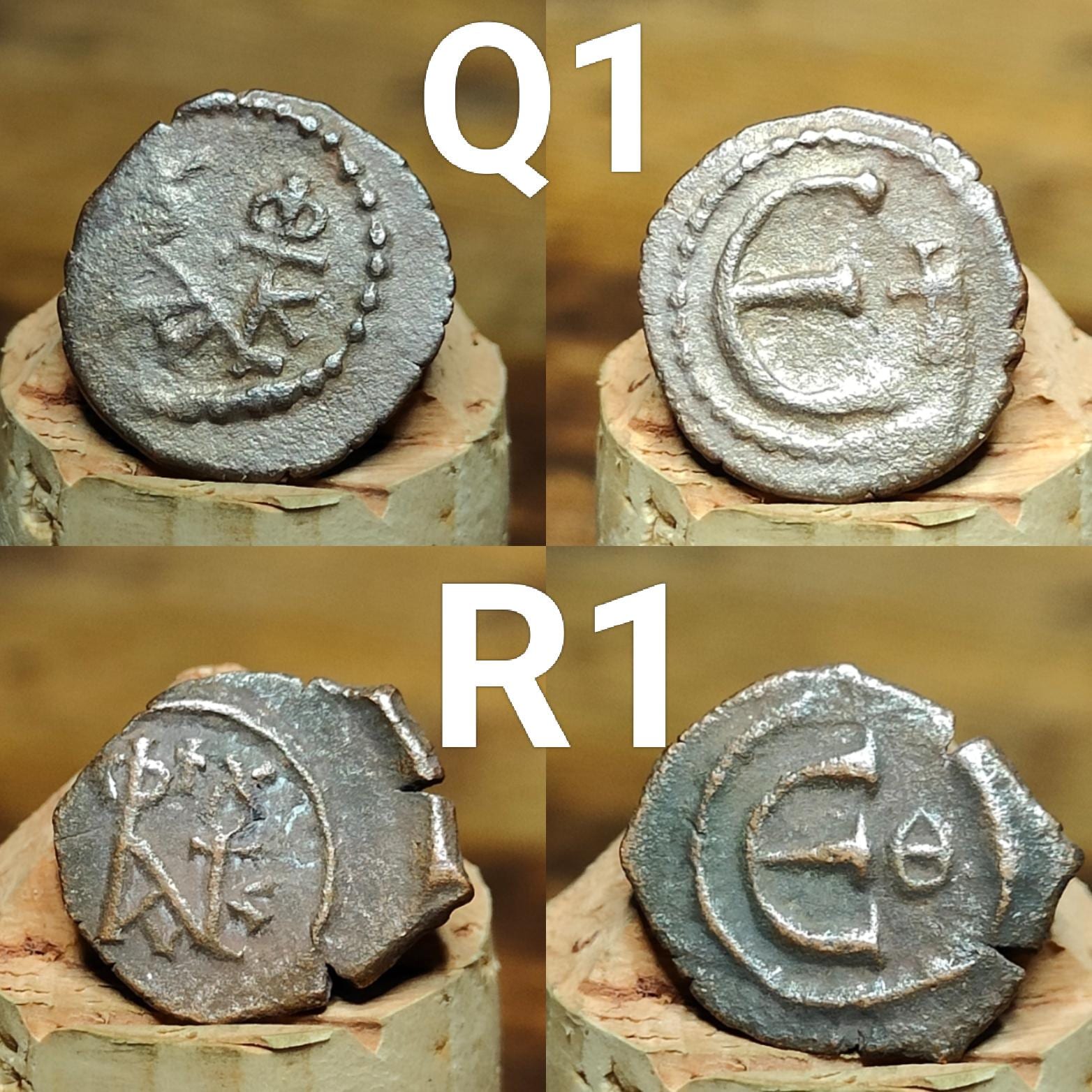 Ancient Byzantine Coins, Authentic Nummus of the Roman Empire