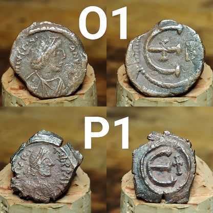 Ancient Byzantine Coins, Authentic Nummus of the Roman Empire