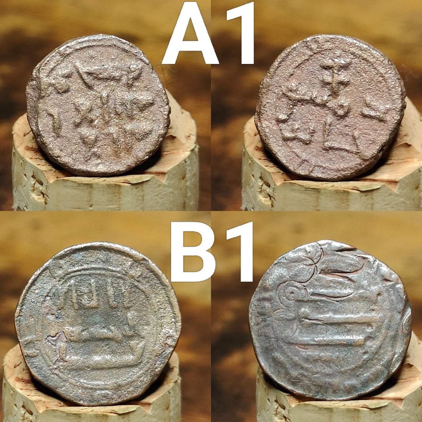 Ancient Islamic Coins, Authentic Arabic Fals of the Middle East