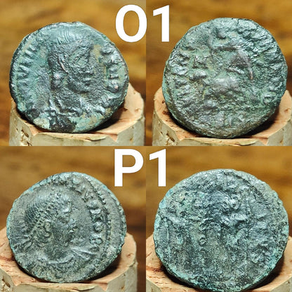 Roman coins, 4th century ancient nummus
