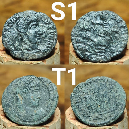 Roman coins, 4th century ancient nummus