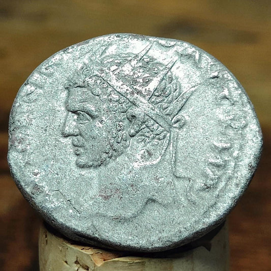 Caracalla Roman Provincial Tetradrachm- Seleucis and Pieria, Antioch, 198-217AD