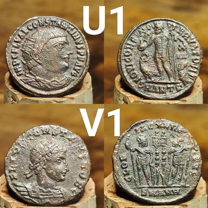 High grade Roman coins, 4th century ancient nummus