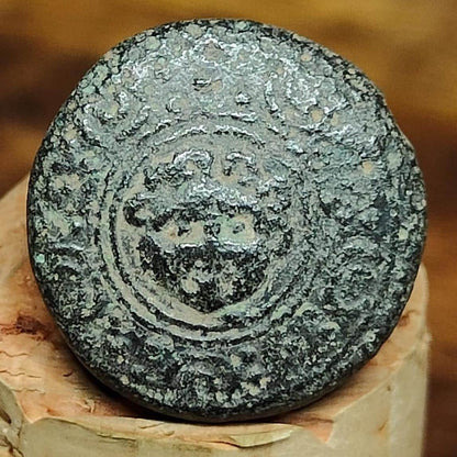 Macedonia, Shield and helmet, Ancient Greek coin, 311 BC