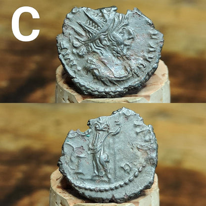 Ancient Roman coins, 3rd century ancient Antoninianus, 1700 years old