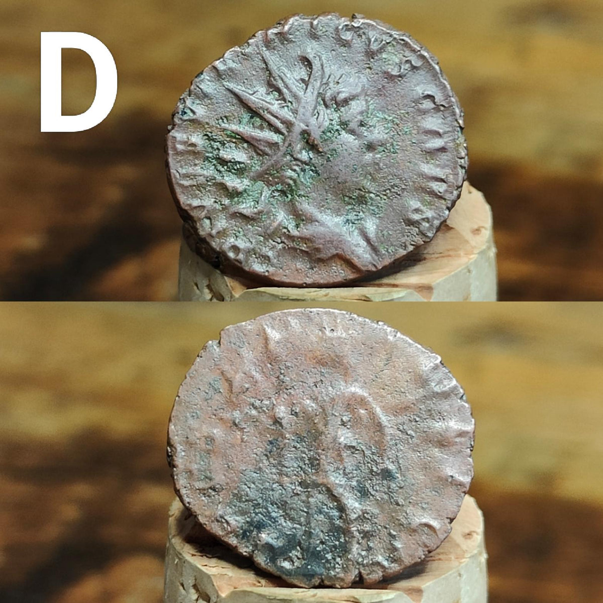 Ancient Roman coins, 3rd century ancient Antoninianus, 1700 years old